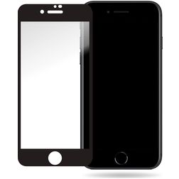 Mobilize Premium iPhone 7 Panzerglas Gehärtetes Glas Displayschutz - Hüllenfreundlich - Schwarz