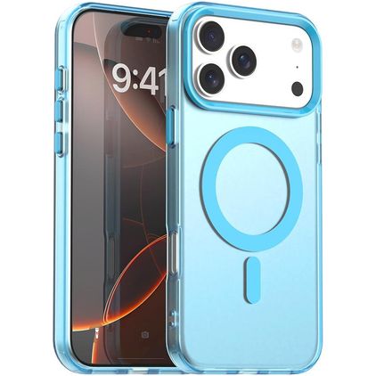 Mobigear Shockproof iPhone 18 Pro Max MagSafe Hülle Hardcase Backcover - Blau