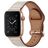 Mobigear Venezia Leder Apple Watch Armband Dornschließe - 49/46/45/44 mm - Beige