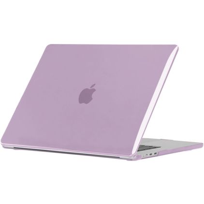 Mobigear Crystal Case MacBook Air 13 Zoll (2022-2026) Hardcase Hülle MacBook Case - Lila - Model A2681 / A3113 / A3240 / A3449