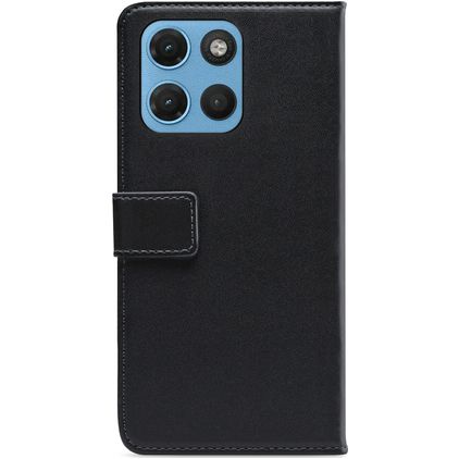 Mobilize Classic Gelly Wallet Motorola Moto G17 Power Hülle Klapphülle Geldbörse - Schwarz