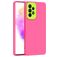 Mobigear Colors Samsung Galaxy A73 Hülle Flexibles TPU Backcover - Pink
