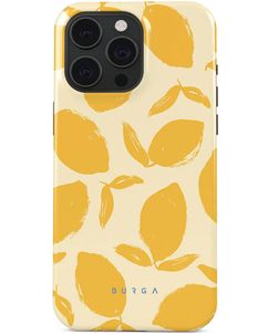 Burga Tough iPhone 15 Pro Hülle Hardcase Backcover Stoßfest - Lemon Tart
