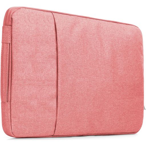 Mobigear Denim Zipper Laptop Sleeve 13 - 14 Zoll Laptop Hülle - Magenta