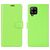 Mobigear Classic Samsung Galaxy A42 Hülle Klapphülle Geldbörse - Grün