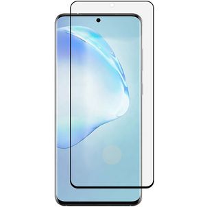 Mobigear Curved Samsung Galaxy S20 Panzerglas Gehärtetes Glas Displayschutz - Hüllenfreundlich - Schwarz