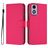 Mobigear Urban Wallet Motorola Moto G04 Hülle Klapphülle Geldbörse - Rose Red