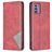 Mobigear Rhombus Slim Nokia G42 Hülle Klapphülle - Rot
