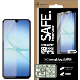SAFE by PanzerGlass Ultra-Wide-Fit Samsung Galaxy A17 Panzerglas Gehärtetes Glas Displayschutz - Hüllenfreundlich