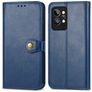 Mobigear Snap Button Realme GT2 Pro Hülle Klapphülle Geldbörse - Blau