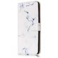 Mobigear Marble iPhone 8 Plus Hülle Klapphülle Geldbörse - White Marble