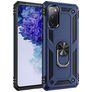 Mobigear Armor Ring Samsung Galaxy S20 FE Hülle Hardcase Backcover Stoßfest mit Ringhalter - Blau