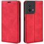 Mobigear Retro Slim OPPO Reno 8 5G Hülle Klapphülle Geldbörse - Rot