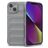Mobigear Bumpy iPhone 14 Hülle Flexibles TPU Backcover - Grau