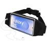 Mobiparts Comfort Fit Belt Handyhalterung Joggen Samsung Galaxy S25 Sporthülle Neopren Gürtel - Schwarz