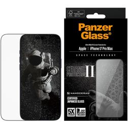 PanzerGlass Ultra Wide Fit iPhone 17 Pro Max Gehärtetes Glas Displayschutz - Hüllenfreundlich