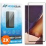 Mobigear Curved Samsung Galaxy Note 20 Ultra Panzerglas Gehärtetes Glas Displayschutz - Hüllenfreundlich - Schwarz (2er Pack)
