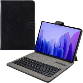Mobilize Premium Bluetooth Samsung Galaxy Tab A7 (2020) Hülle QWERTY Bluetooth Tastatur Klapphülle - Schwarz
