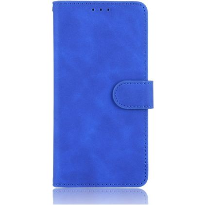Mobigear Retro Motorola Moto G 5G Plus Hülle Klapphülle Geldbörse - Blau