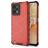 Mobigear Honeycomb Realme C31 Hülle Hardcase Backcover Stoßfest - Rot
