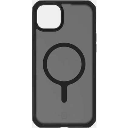 ITSKINS Level 2 HybridMagFrost R iPhone 14 MagSafe Hülle Hardcase Backcover Stoßfest - Schwarz