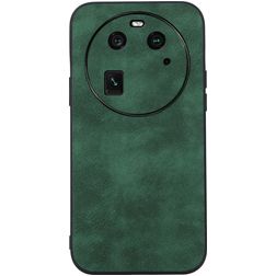 Mobigear Fabric OPPO Find X6 Hülle Hardcase Backcover - Grün