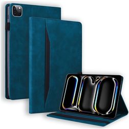 Mobigear Folio iPad Pro 11 Zoll (2025) Hülle Klapphülle - Dunkelblau
