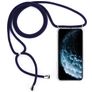 Mobigear Lanyard iPhone 11 Pro Max Flexibles TPU Handykette - Transparent / Blau