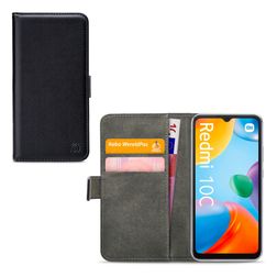 Mobilize Classic Gelly Wallet Xiaomi Redmi 10C Klapphülle Portemonnaie - Schwarz