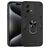 Mobigear Armor Ring Motorola Moto G84 Hülle Hardcase Backcover Stoßfest mit Ringhalter - Schwarz