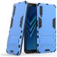 Mobigear Armor Stand Samsung Galaxy A7 (2018) Hülle Hardcase Backcover Stoßfest mit Ständer - Blau