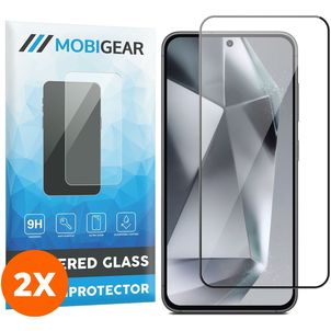 Mobigear Premium Samsung Galaxy S24 Panzerglas Displayschutz - Hüllenfreundlich (2er Pack)