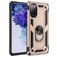 Mobigear Armor Ring Samsung Galaxy S20 FE Hülle Hardcase Backcover Stoßfest mit Ringhalter - Gold