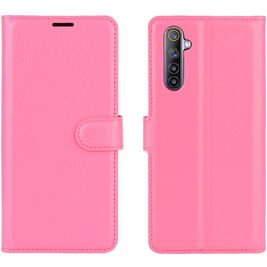 Mobigear Classic Realme 6 Hülle Klapphülle Geldbörse - Magenta