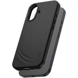 CARE by PanzerGlass Feature FLOW iPhone 17 Silikon MagSafe Hülle Backcover Stoßfest - Schwarz