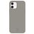 Valenta Snap Luxe iPhone 12 Mini Hülle Echtes Leder Backcover - Grau