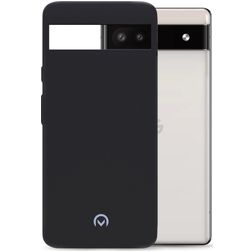 Mobilize Rubber Gelly Google Pixel 6a Hülle Flexibles TPU Backcover - Matt Black