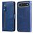 Mobigear Zipper iPhone Air Hülle Klapphülle Geldbörse - Blau
