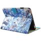 Mobigear Marble iPad 6 (2018) Hülle Klapphülle - Blau