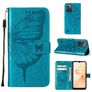 Mobigear Butterfly Realme C31 Hülle Klapphülle Geldbörse - Blau