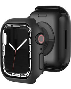 Mobigear Colors (dünn) Apple Watch - 45 mm Hardcase Hülle - Schwarz