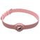 Mobigear Apple AirTag Hülle Flexibles Silikon Halsband - 23.5 - 47.5 cm - Pink