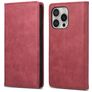 Mobigear Wallet iPhone 16 Pro Hülle Klapphülle Geldbörse - Rot