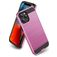 Mobigear Brushed Armor iPhone 12 Pro Max Hülle Hardcase Backcover Stoßfest - Pink