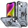 Mobigear Armor Ring iPhone 14 Plus Hülle Hardcase Backcover Stoßfest mit Ringhalter - Grau