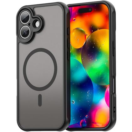 Mobigear Shockproof iPhone 18 MagSafe Hülle Hardcase Backcover - Schwarz