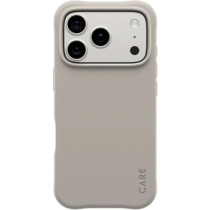 CARE by PanzerGlass Fashionable iPhone 17 Pro Silikon MagSafe Backcover - Vanilla