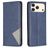 Mobigear Rhombus Slim iPhone 17 Pro Hülle Klapphülle - Blau