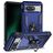 Mobigear Armor Ring Google Pixel 8a Hülle Hardcase Backcover Stoßfest mit Ringhalter - Blau