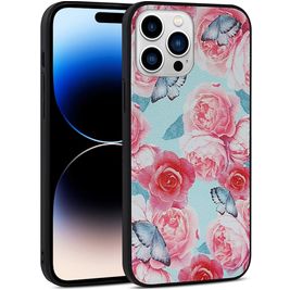 Mobigear Flowers iPhone 14 Pro Hülle Hardcase Backcover - Model 3